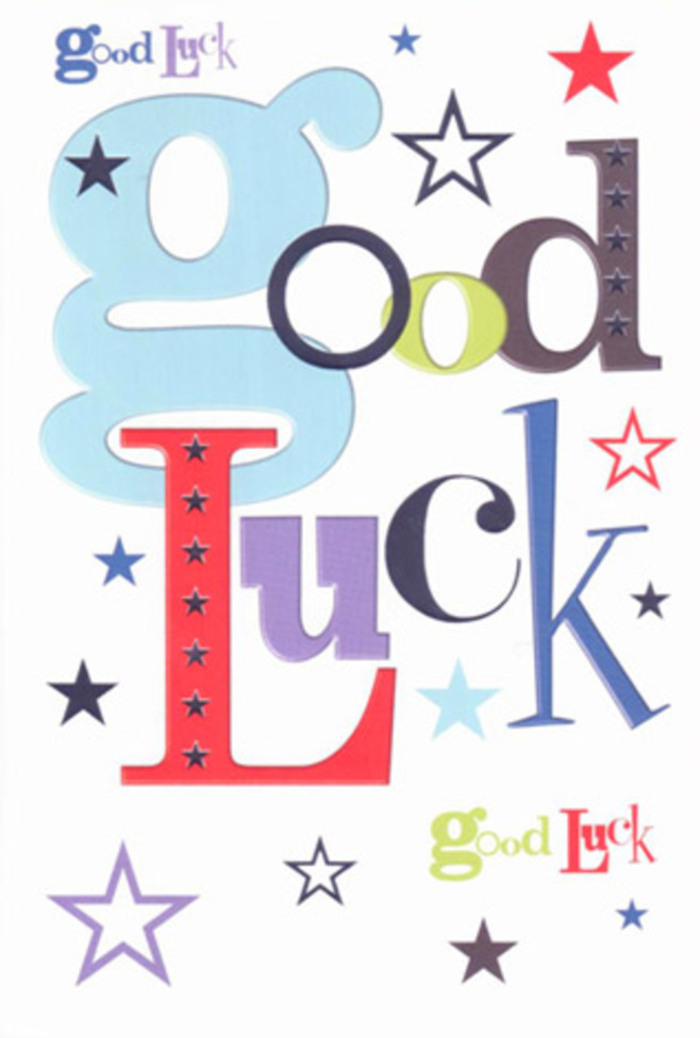 As you look upon this exuberant good luck card-a favourite at gatherings in Norbury-you see more than just words, but a joyful manifesto of community support and optimism. Each uniquely styled letter, from bold pastel blue to deep midnight black and radiant crimson, is accented with cascading stars that traverse the white space like confetti at a neighbourhood celebration. The composition feels at once modern and heartfelt, with careful spacing that breathes like the open lawns of Norbury Park, letting every colour shine its own distinct encouragement. Stroke the thick, smooth cardstock and you sense the pride that comes with giving or receiving items crafted with care, much like every bouquet assembled by local hands on London Road. Emotionally, it's as if the card itself is rooting for your success from the sideline, its lively combination of typography and starbursts echoing the applause of friends wishing you well on major milestones. This isn't just a greeting card-it's a little talisman, heavy with the weight of hope and genuine belief, ideal for anyone starting something new in Norbury or carrying dreams across Southwest London.
